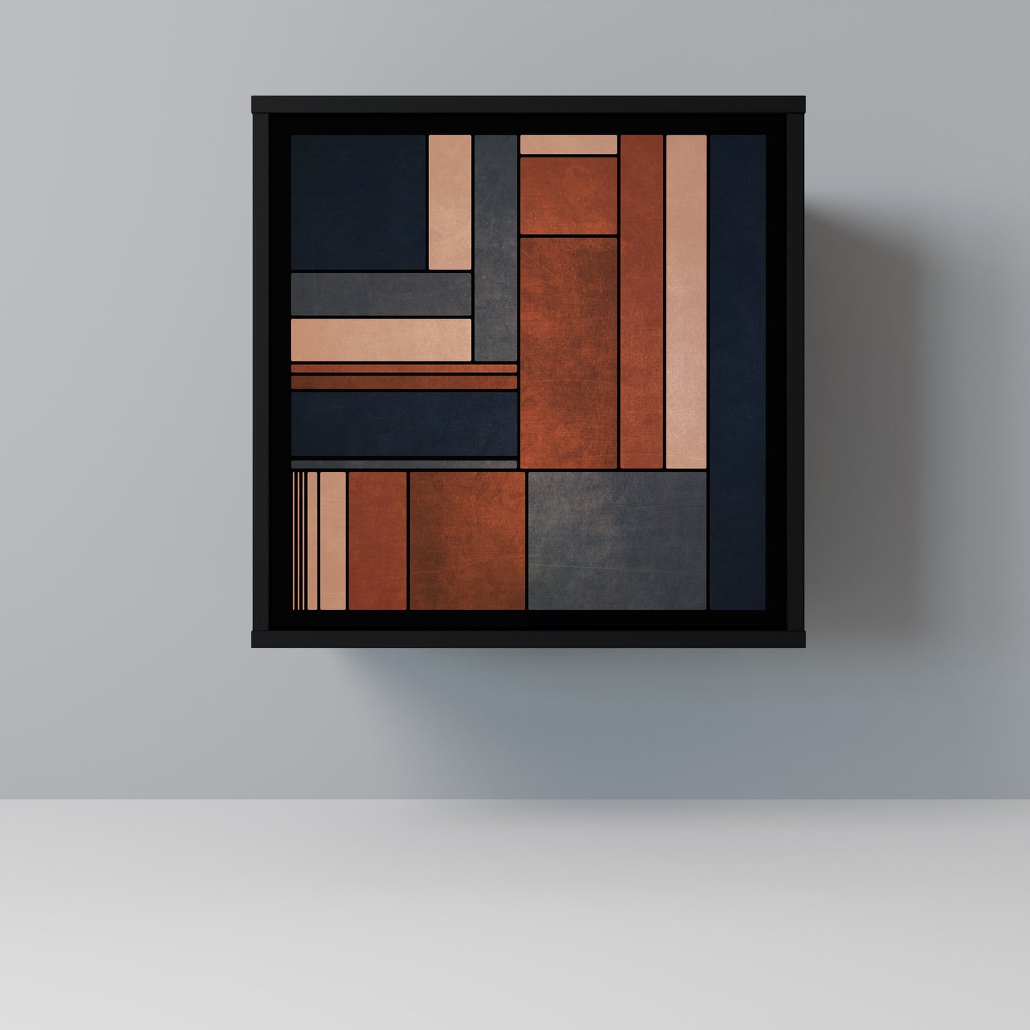 Credenza INTREPID FORMATION a 1 anta con finitura nera