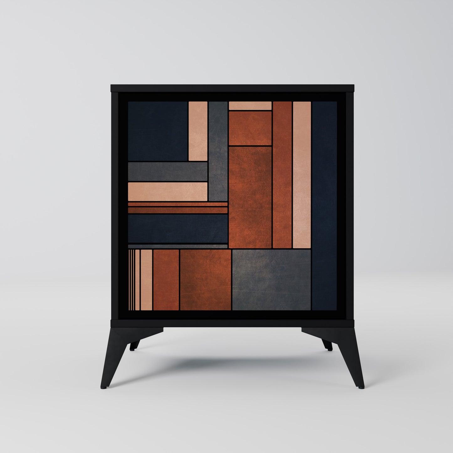 Credenza INTREPID FORMATION a 1 anta con finitura nera