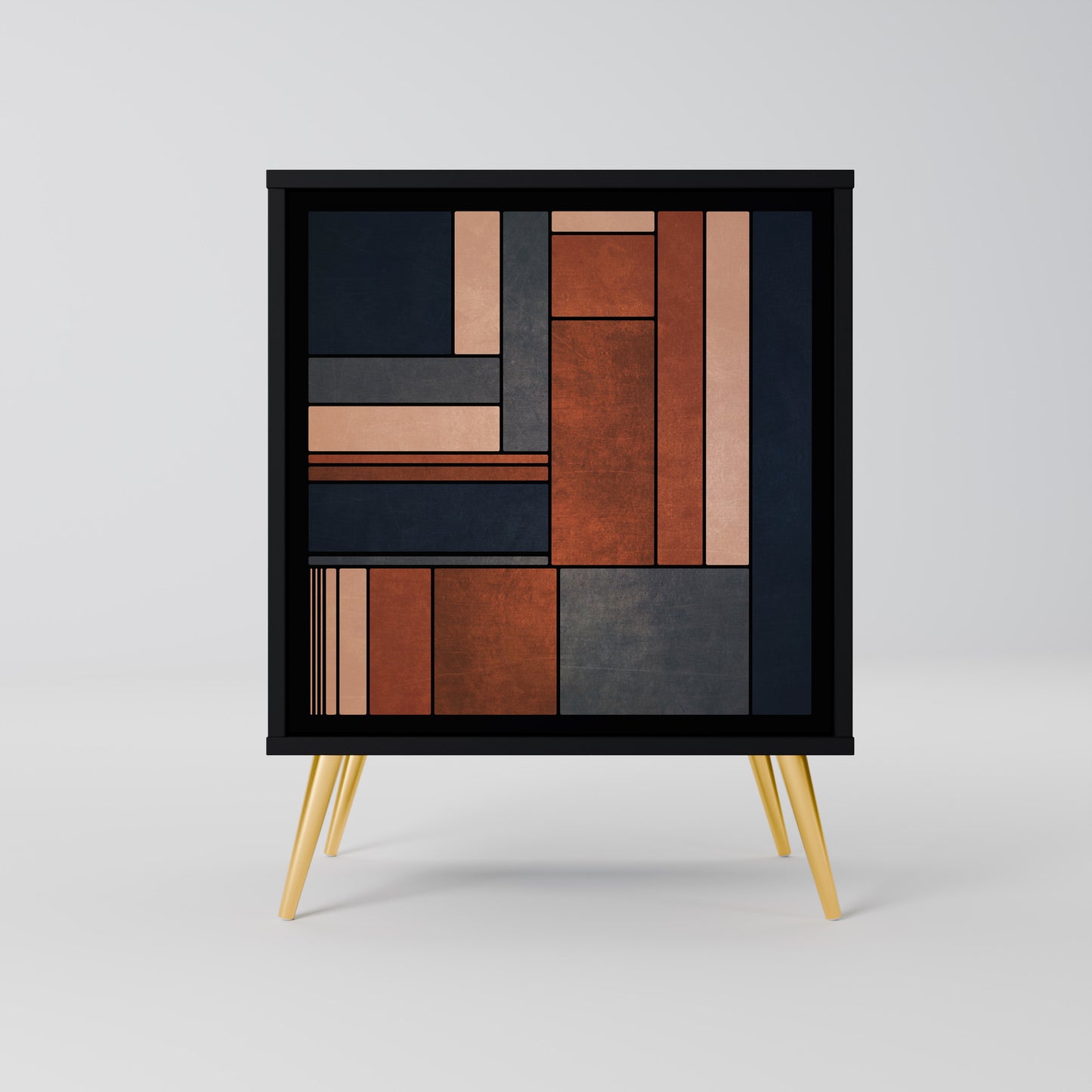 Credenza INTREPID FORMATION a 1 anta con finitura nera