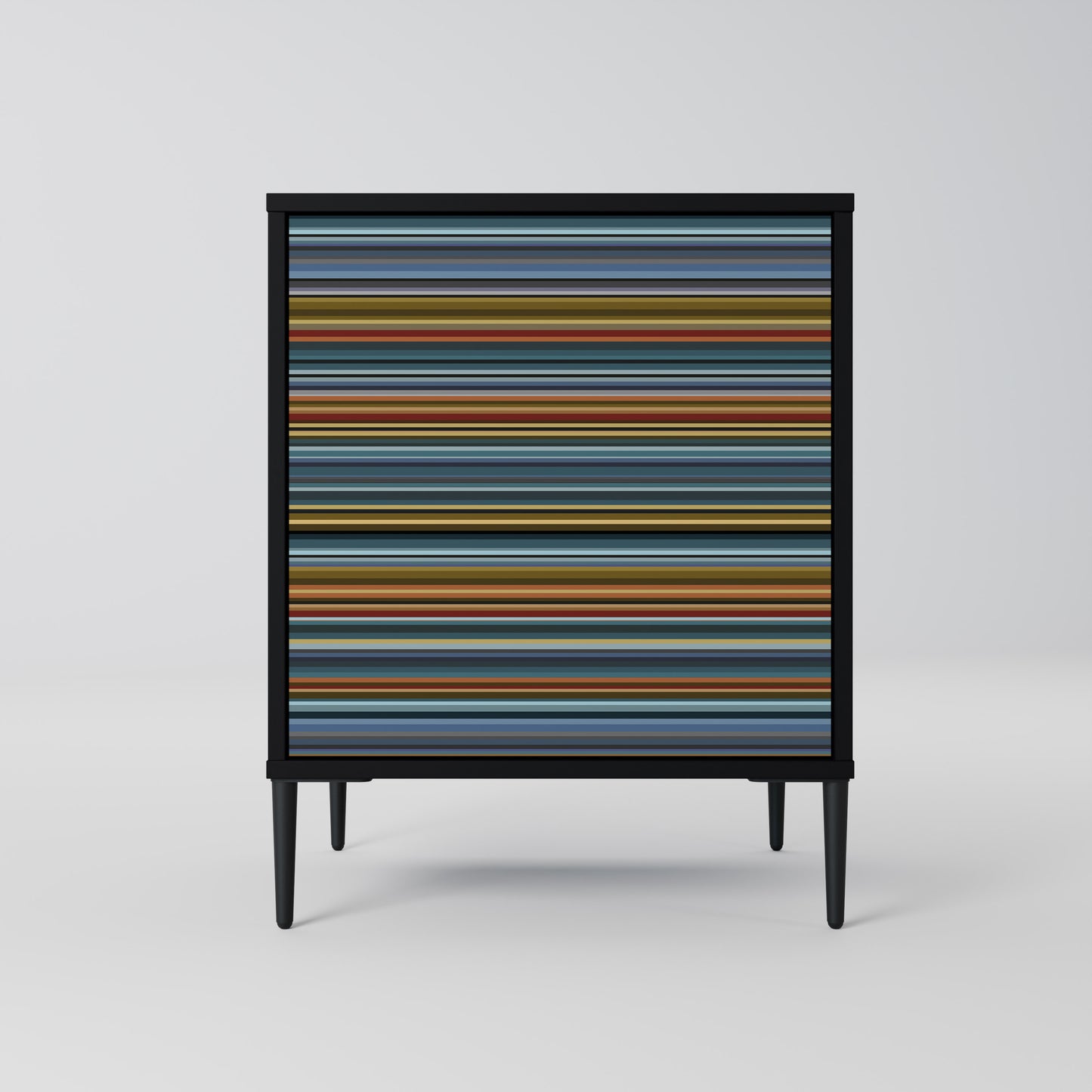 LINEOUT SPECTRUM 1-Door Sideboard in Black Finish
