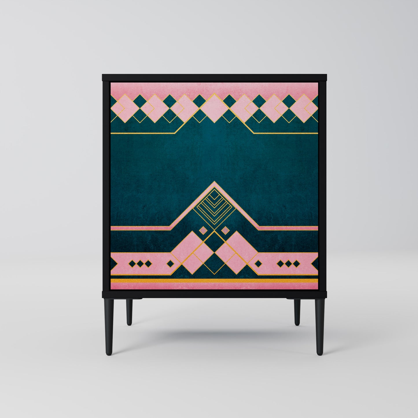 Credenza ROYAL COMPOSITION a 1 anta in finitura nera