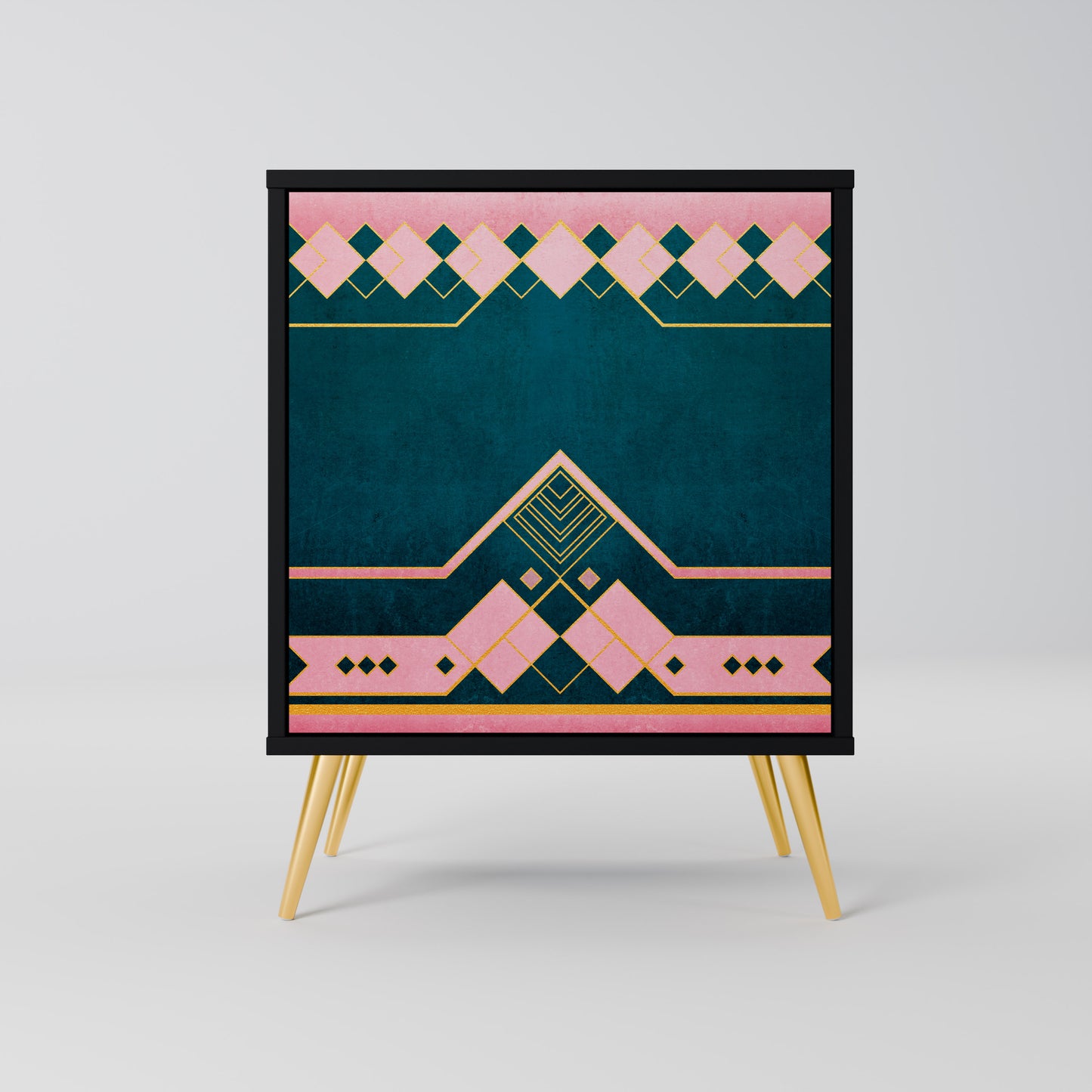 Credenza ROYAL COMPOSITION a 1 anta in finitura nera