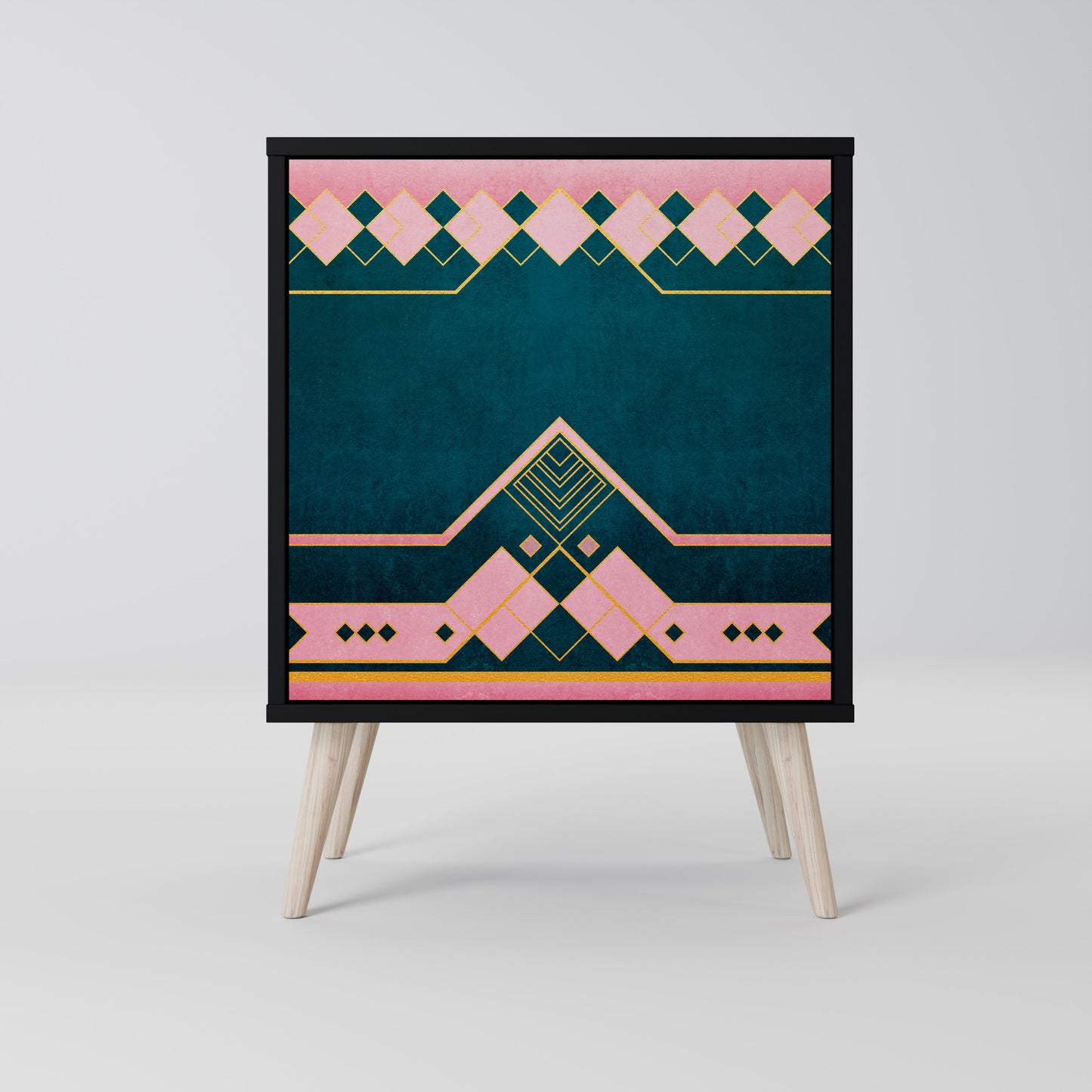 Credenza ROYAL COMPOSITION a 1 anta in finitura nera