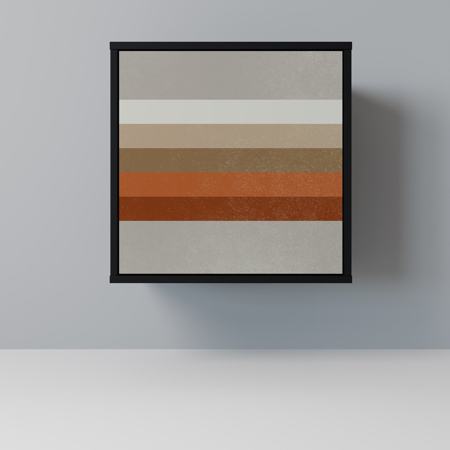 Credenza PECULIAR TRAIL a 1 anta con finitura nera