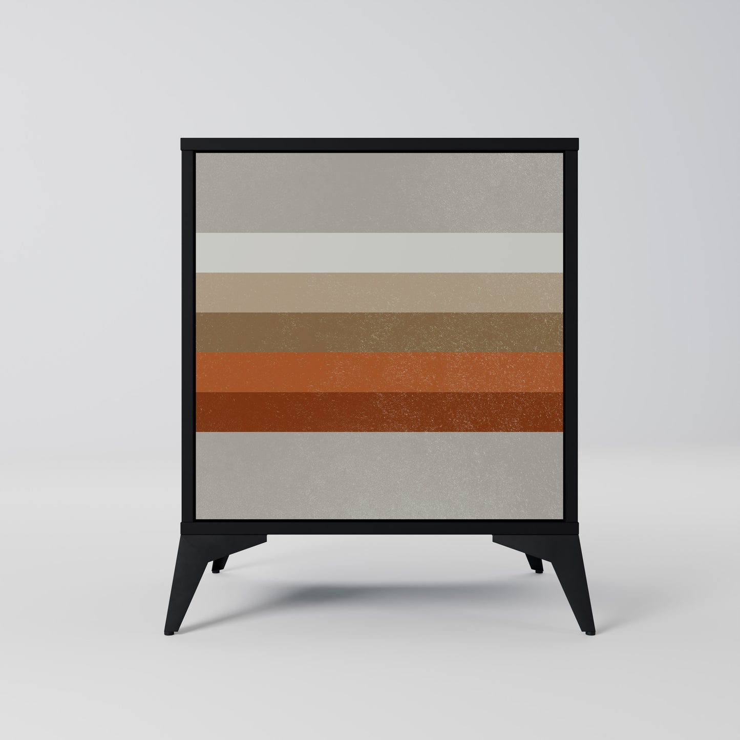 Credenza PECULIAR TRAIL a 1 anta con finitura nera