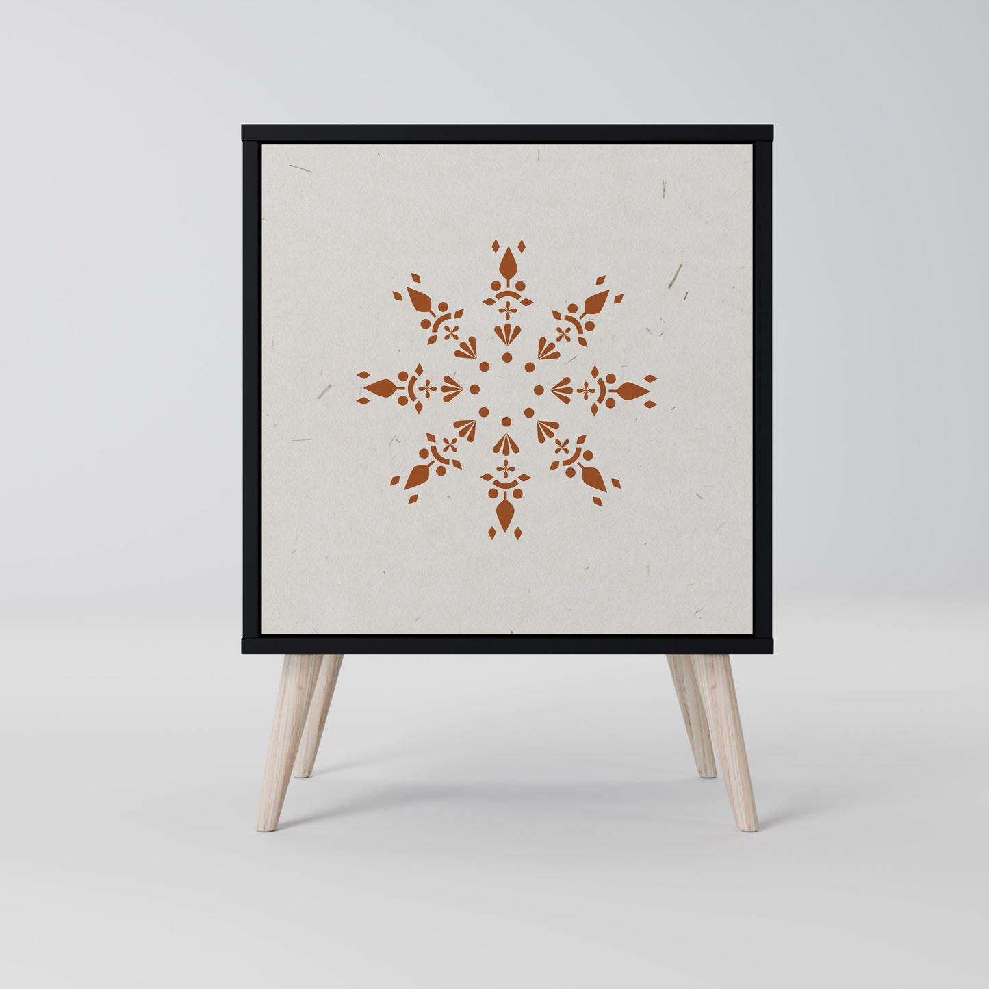 Credenza DAILY HARMONY a 1 anta con finitura nera