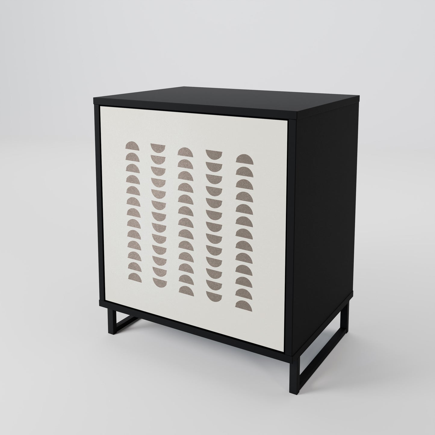 Credenza HARMONY ESSENCE a 1 anta con finitura nera