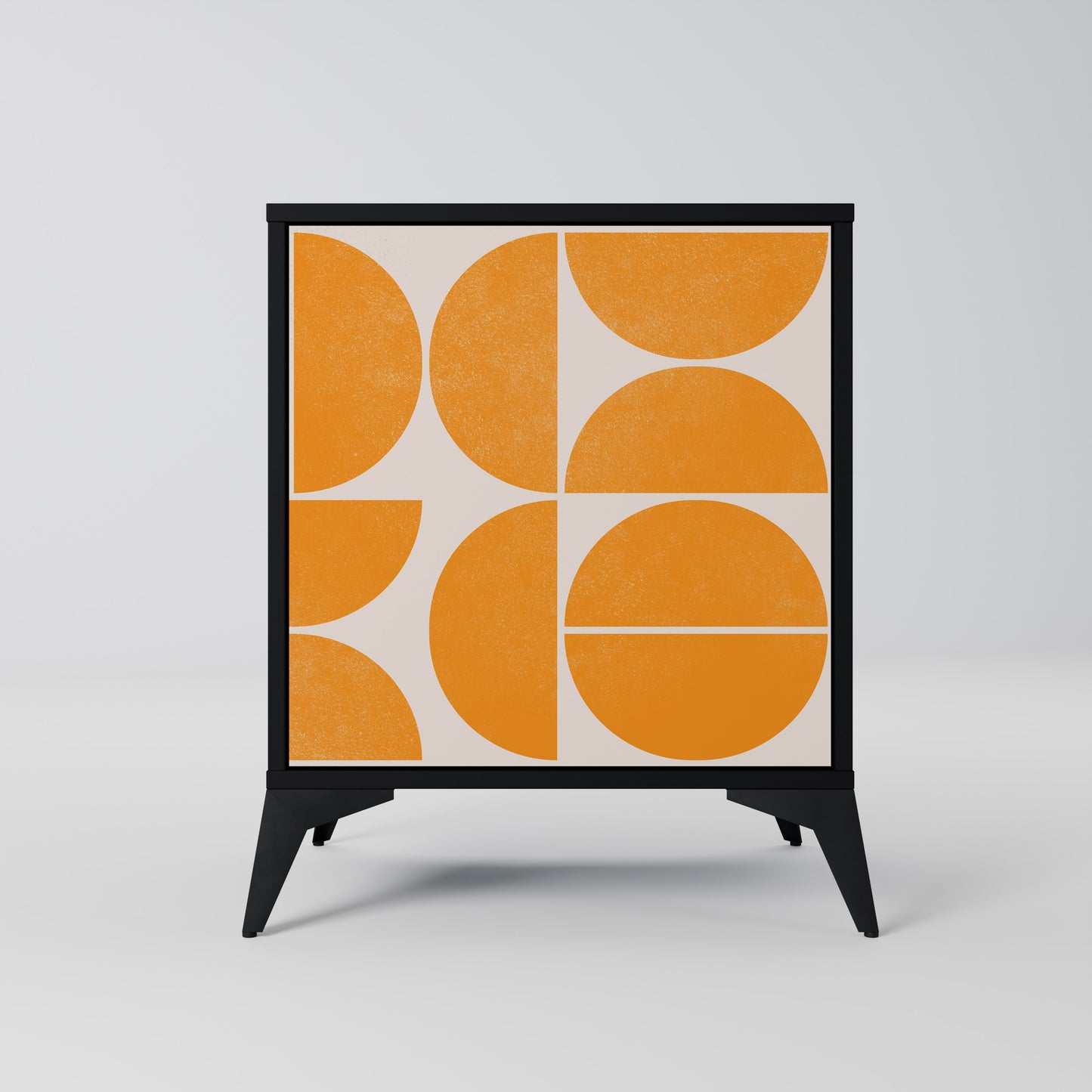 Credenza RECURRING DREAMS a 1 anta con finitura nera