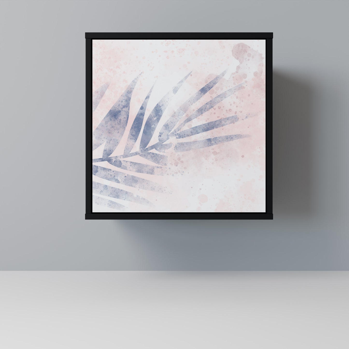 Credenza TIMELESS FLOAT a 1 anta con finitura nera