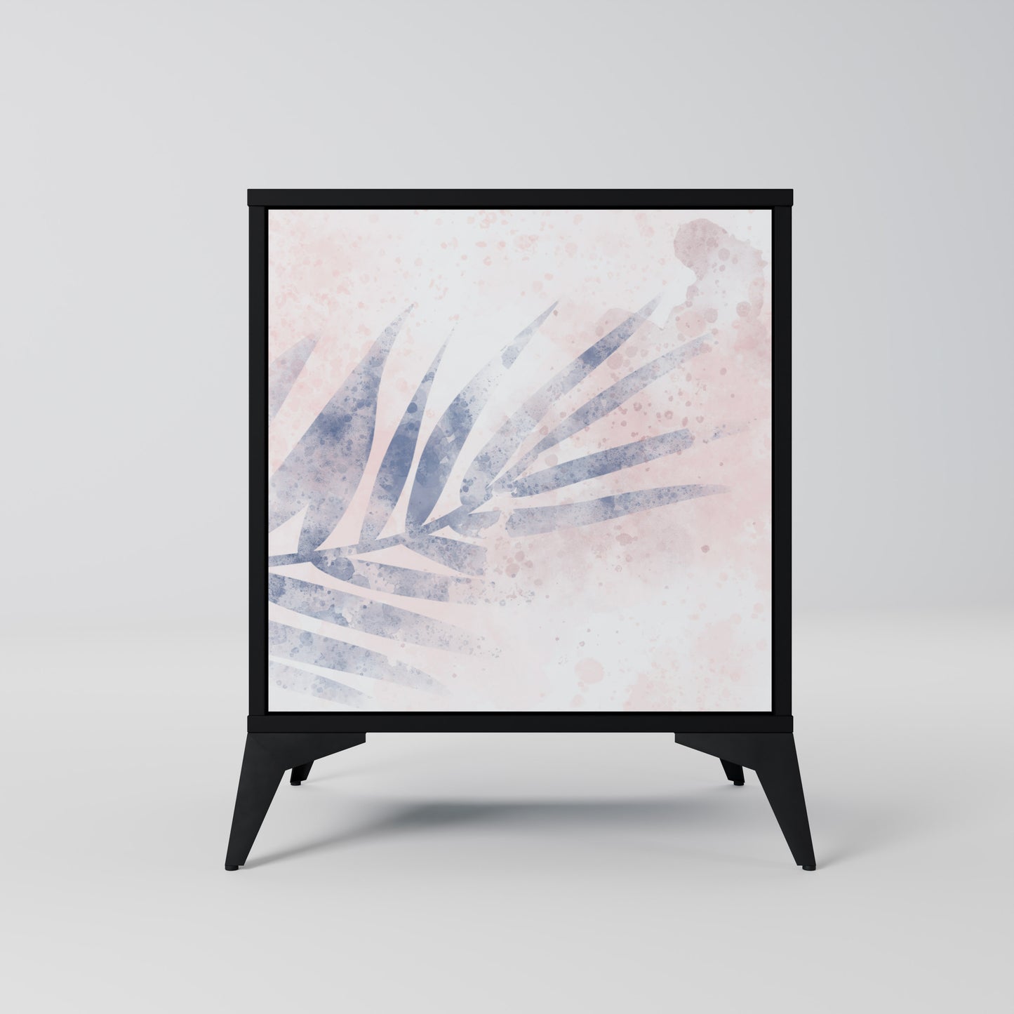 Credenza TIMELESS FLOAT a 1 anta con finitura nera