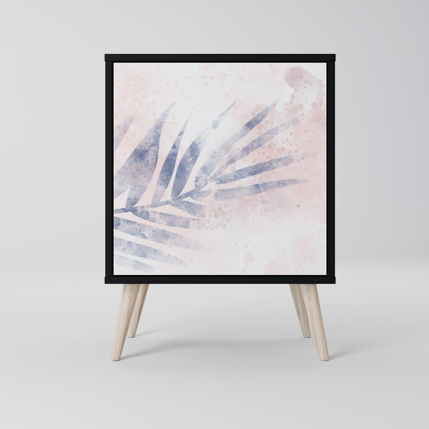 Credenza TIMELESS FLOAT a 1 anta con finitura nera