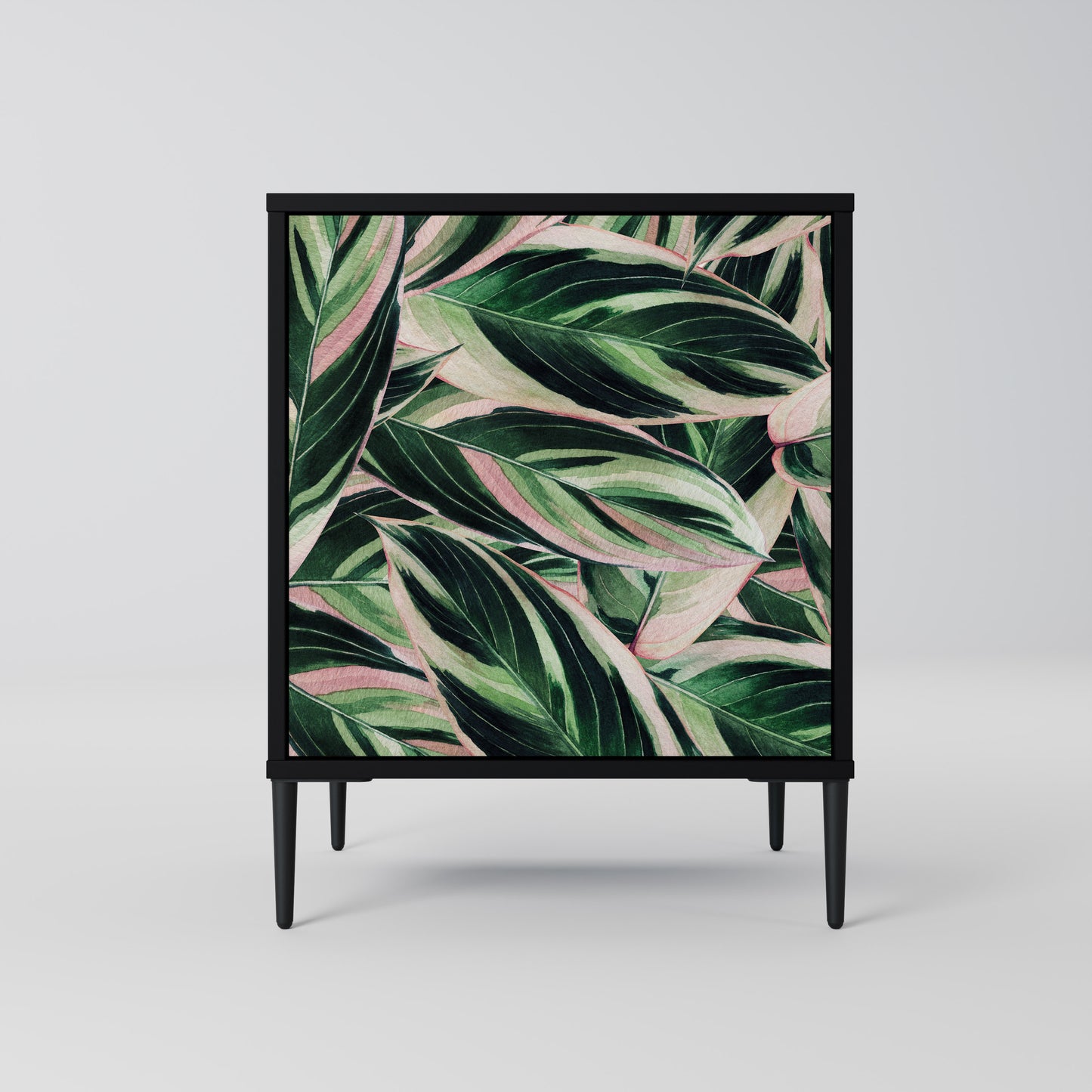 Credenza EERIE STROMANTHE a 1 anta con finitura nera