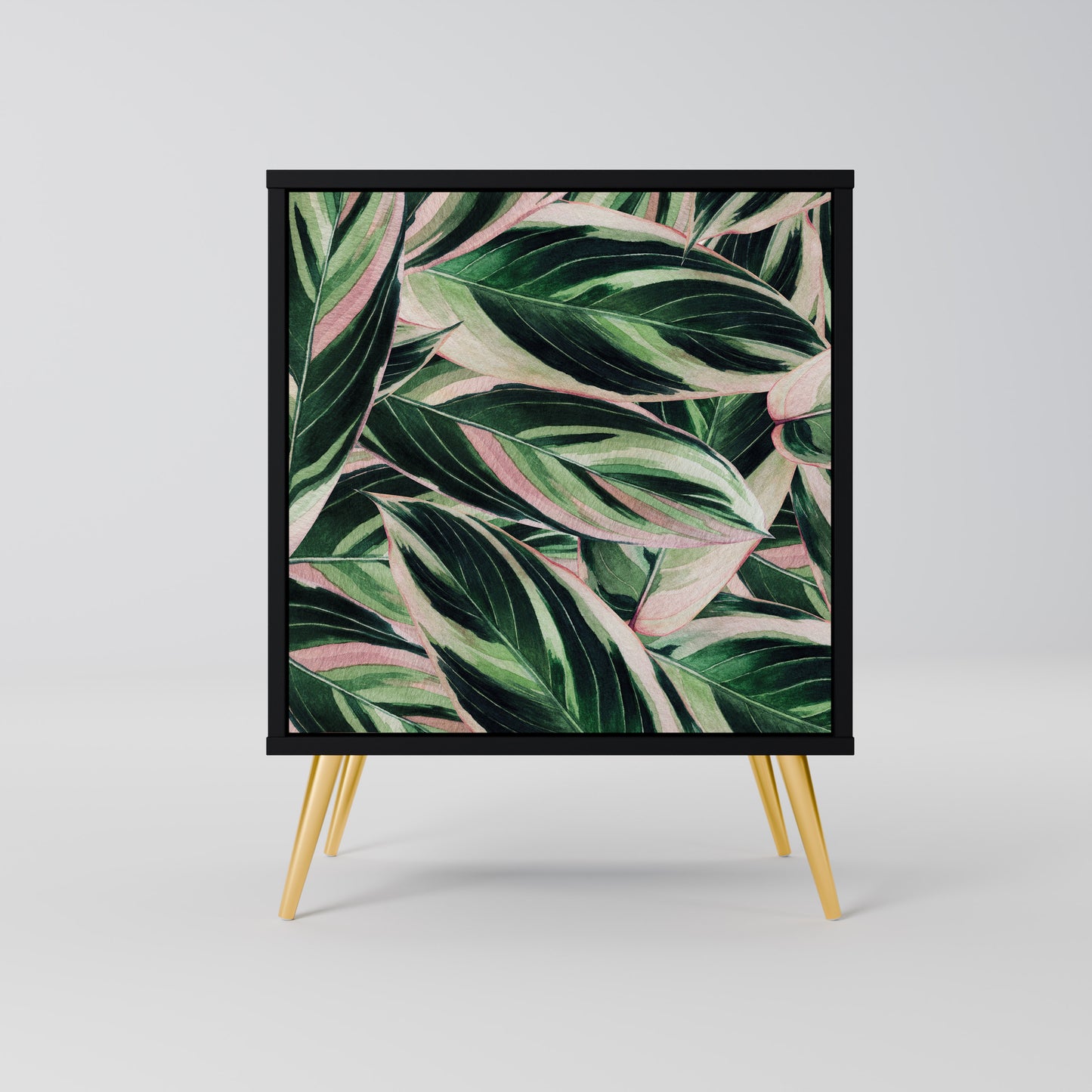 Credenza EERIE STROMANTHE a 1 anta con finitura nera