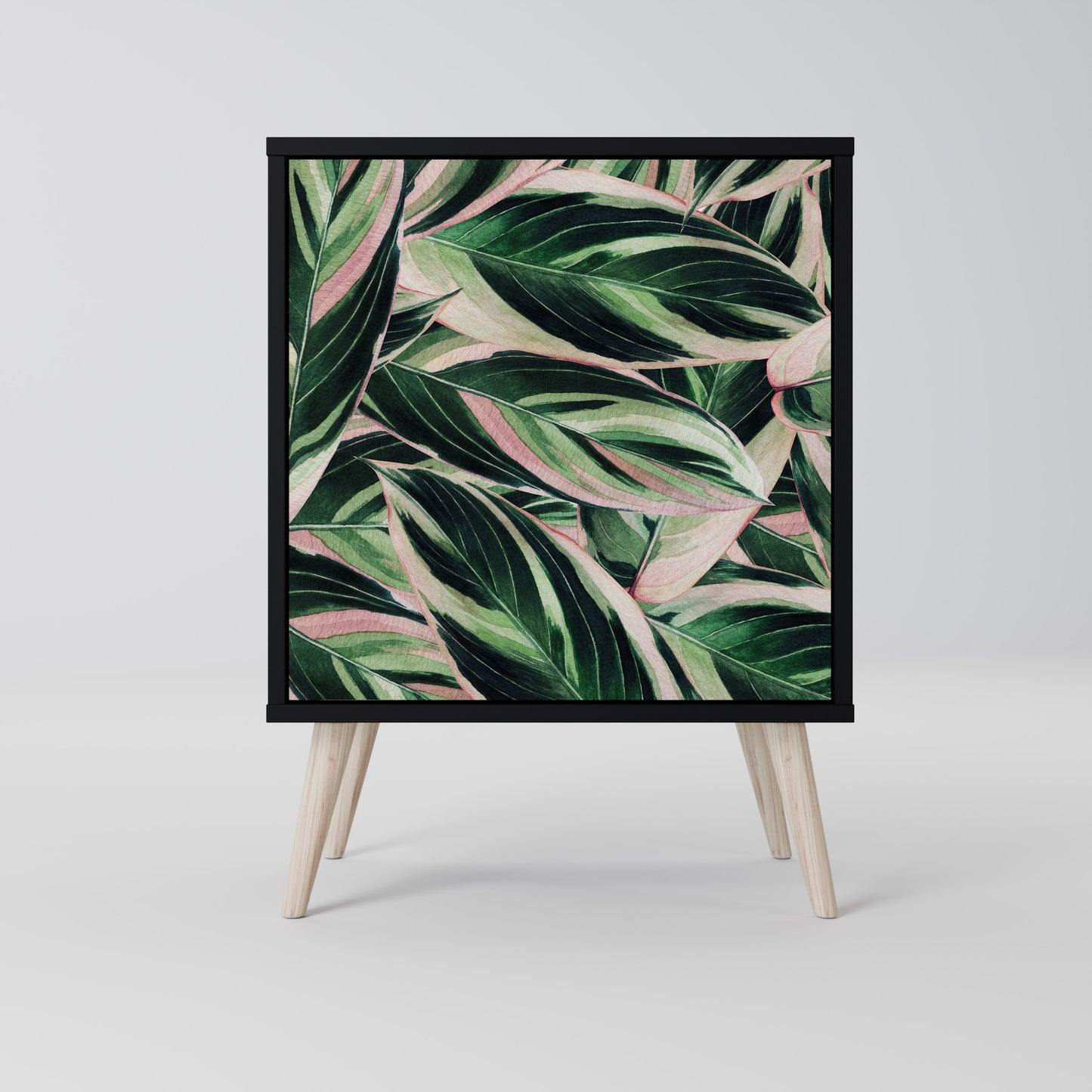 Credenza EERIE STROMANTHE a 1 anta con finitura nera