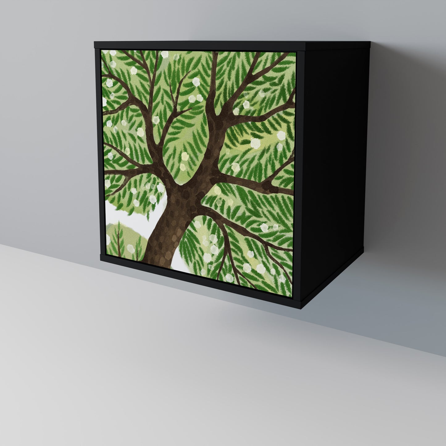 Credenza WILDERNESS DASH a 1 anta con finitura nera