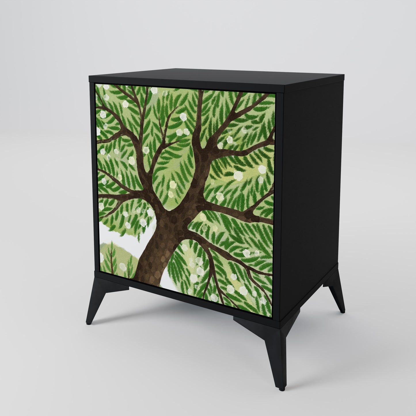 Credenza WILDERNESS DASH a 1 anta con finitura nera