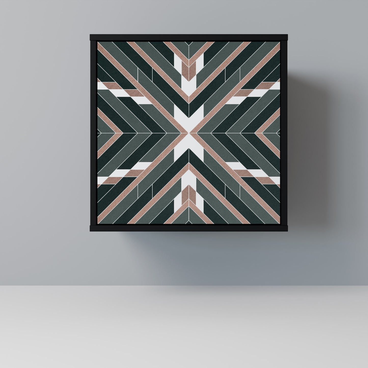 DIMENSION DELIGHTS 1-Door Sideboard in Black Finish