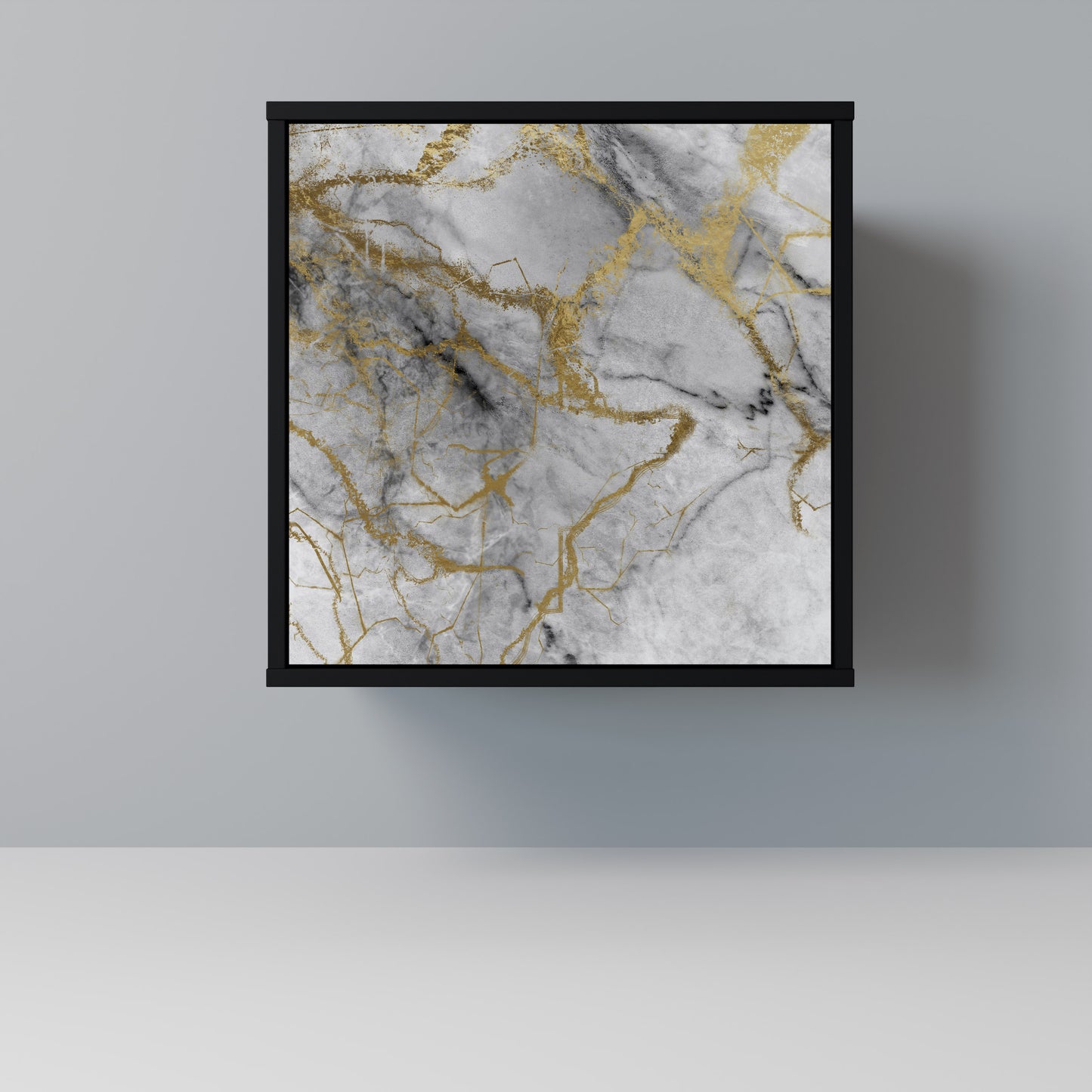 TIMELESS GLIDE 1-Door Sideboard in Black Finish