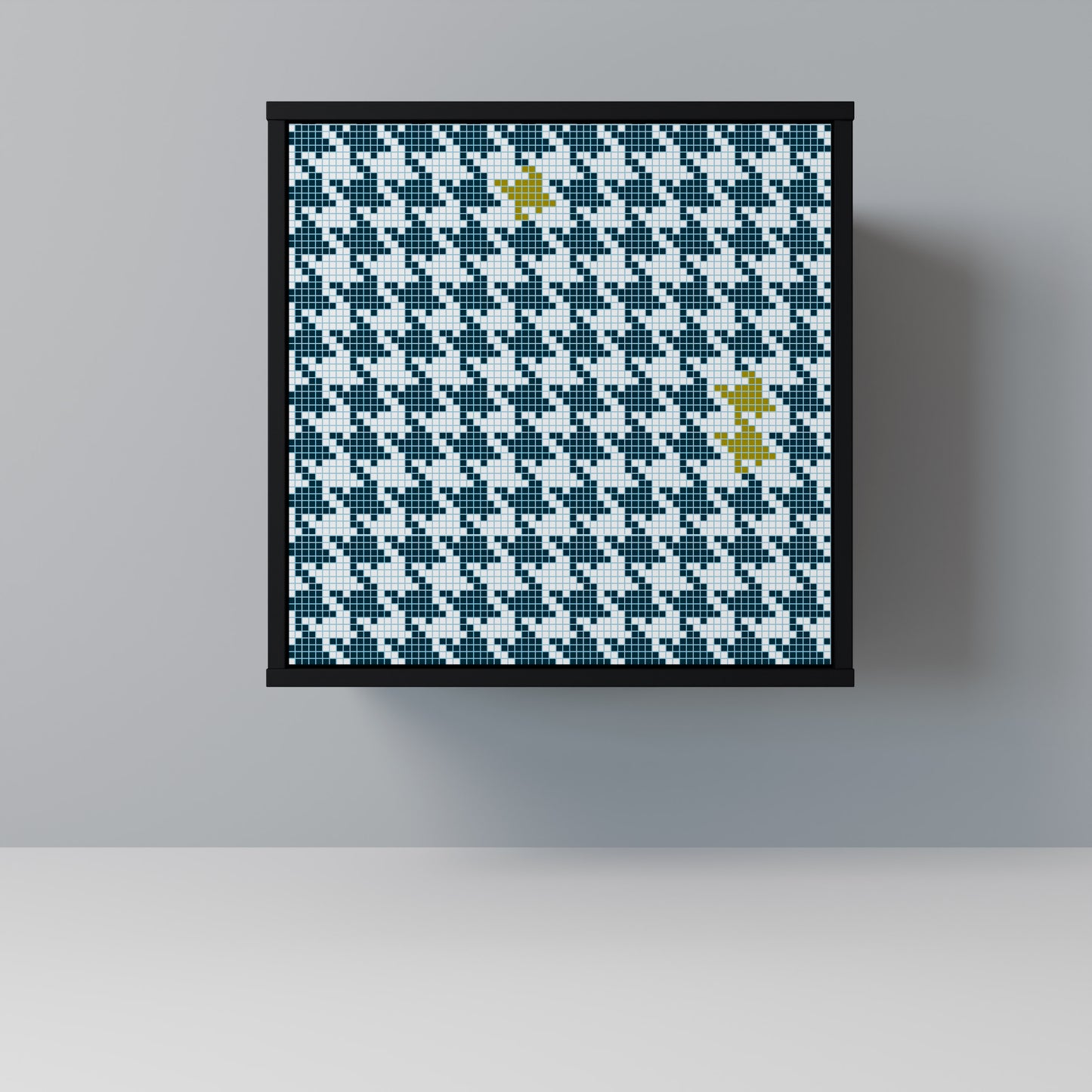 OUT OF CONTEXT 1-Door Sideboard in Black Finish