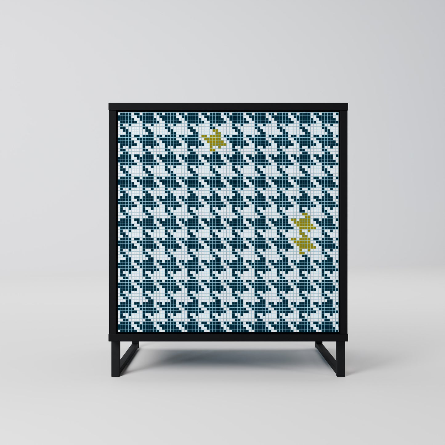 OUT OF CONTEXT 1-Door Sideboard in Black Finish