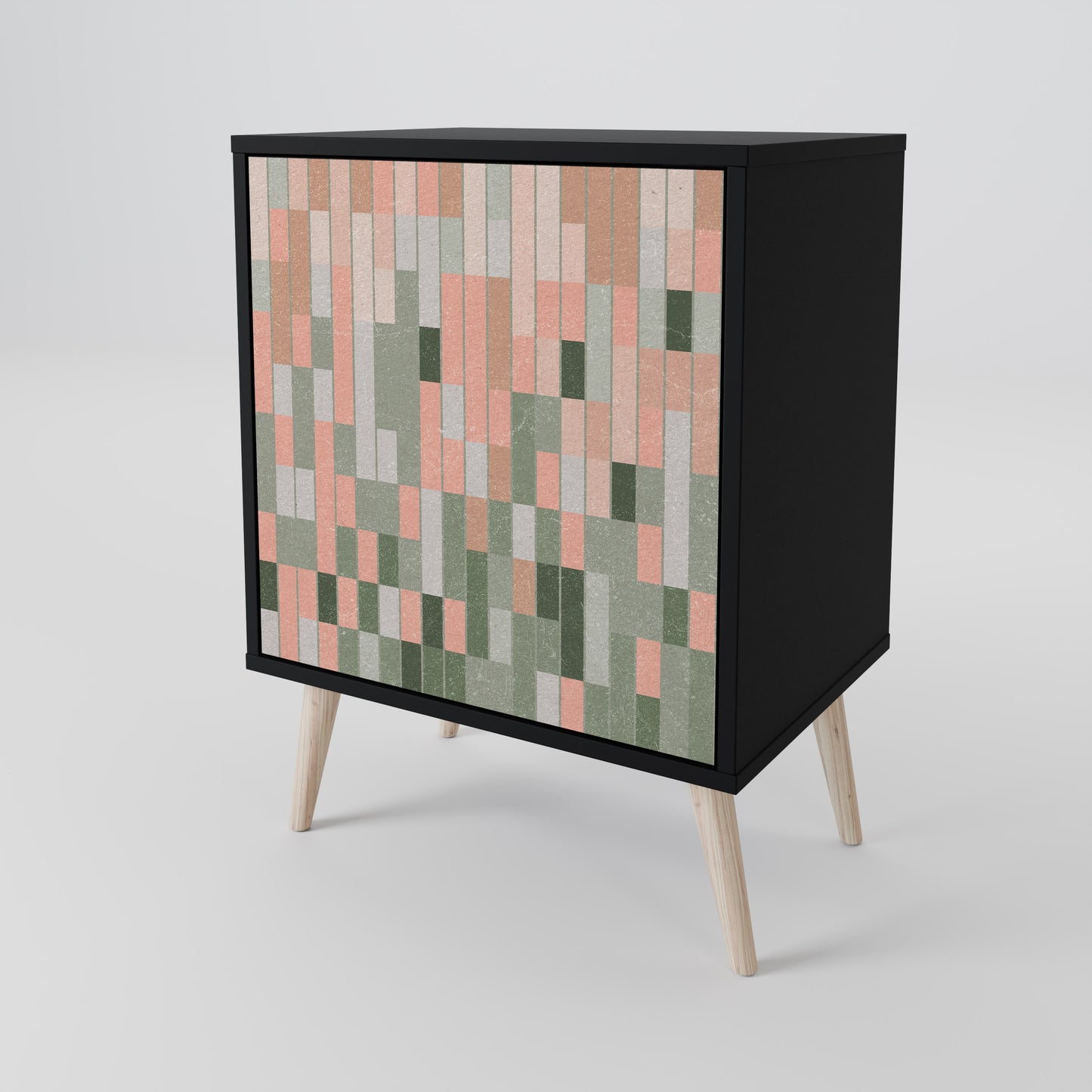 BUILDING THE FUTURE 1-Door Sideboard in Black Finish