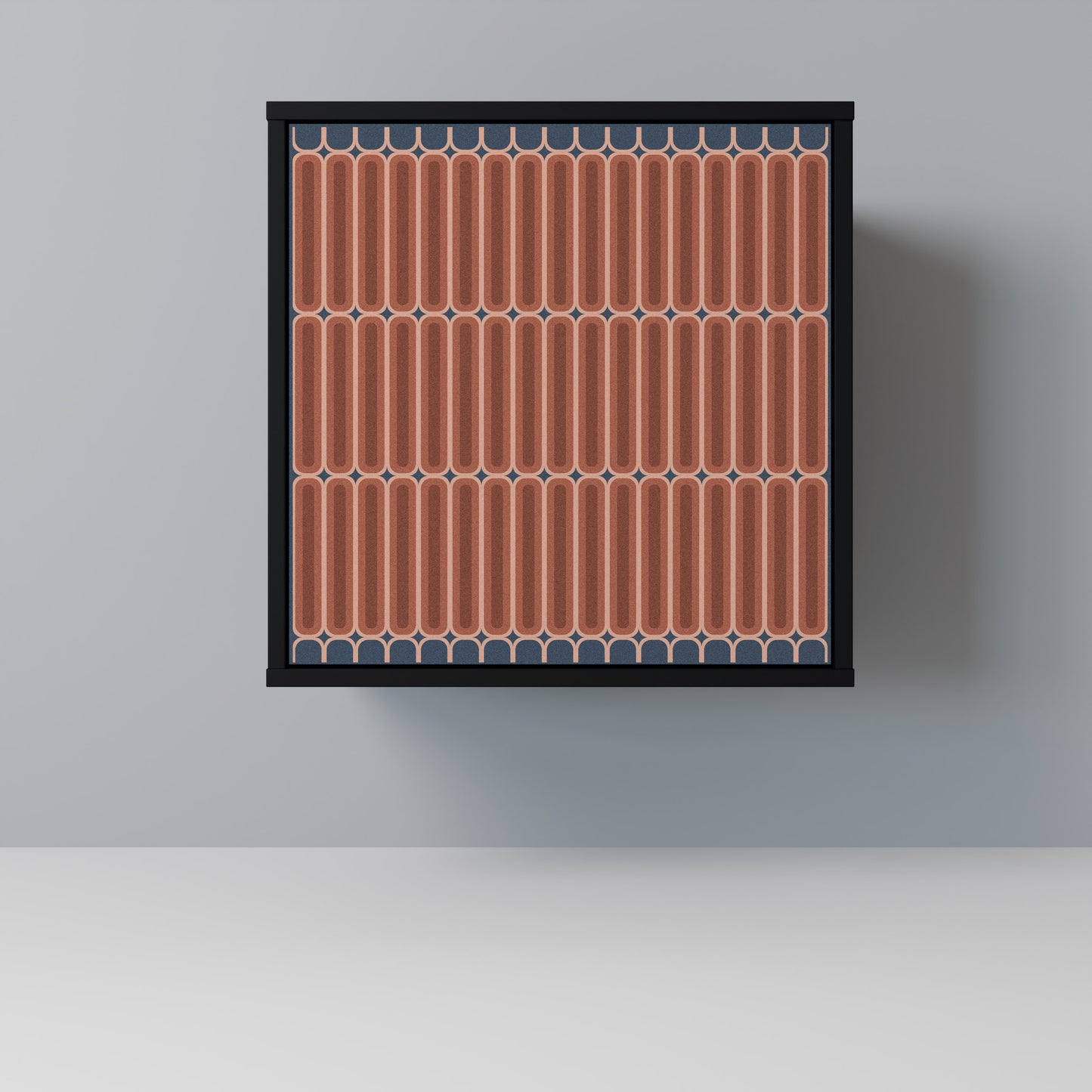 Credenza HYPNOTIC GATE a 1 anta con finitura nera