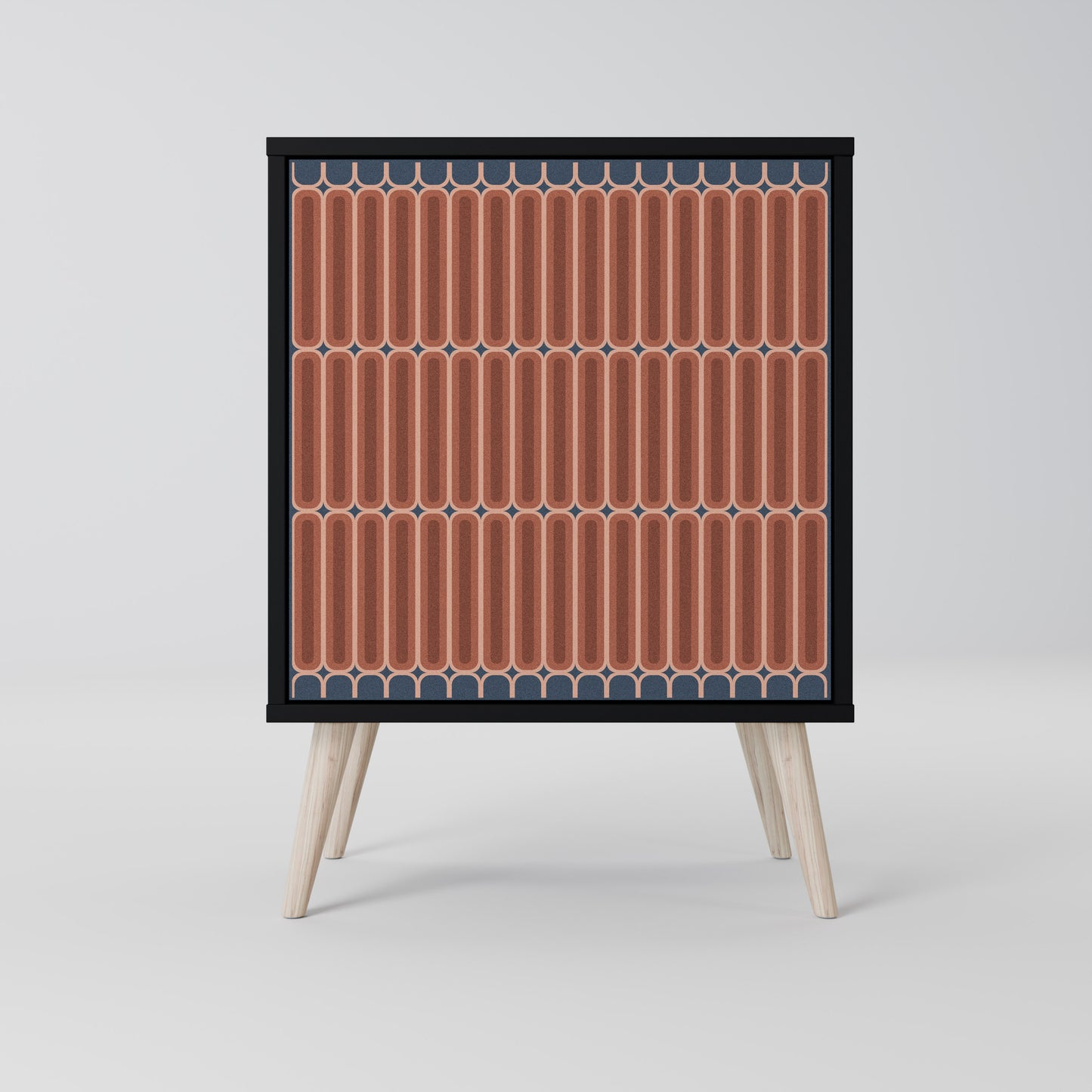 Credenza HYPNOTIC GATE a 1 anta con finitura nera