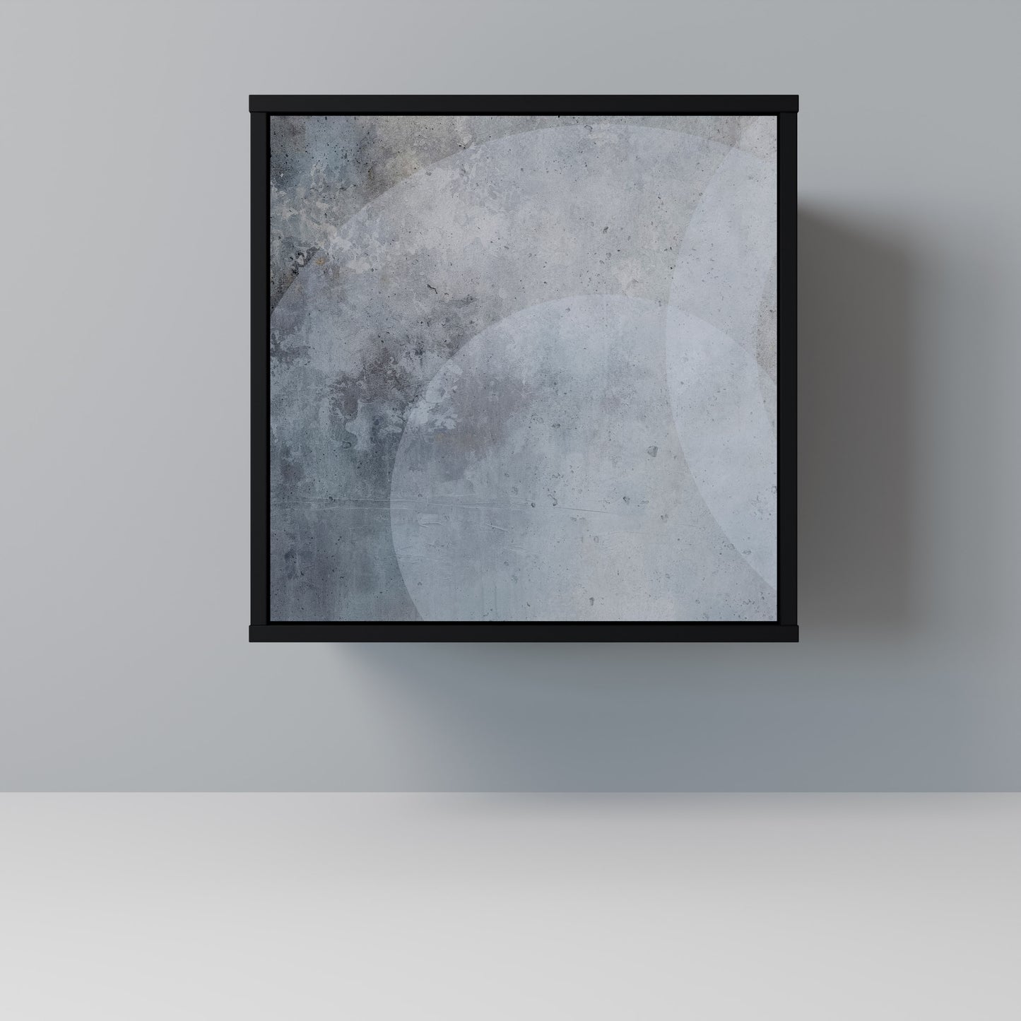 Credenza MUTED ARC a 1 anta con finitura nera