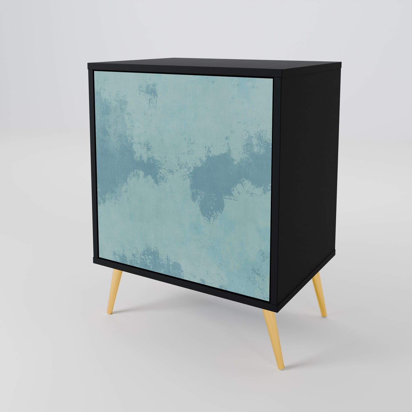 Credenza SKY WASH a 1 anta con finitura nera