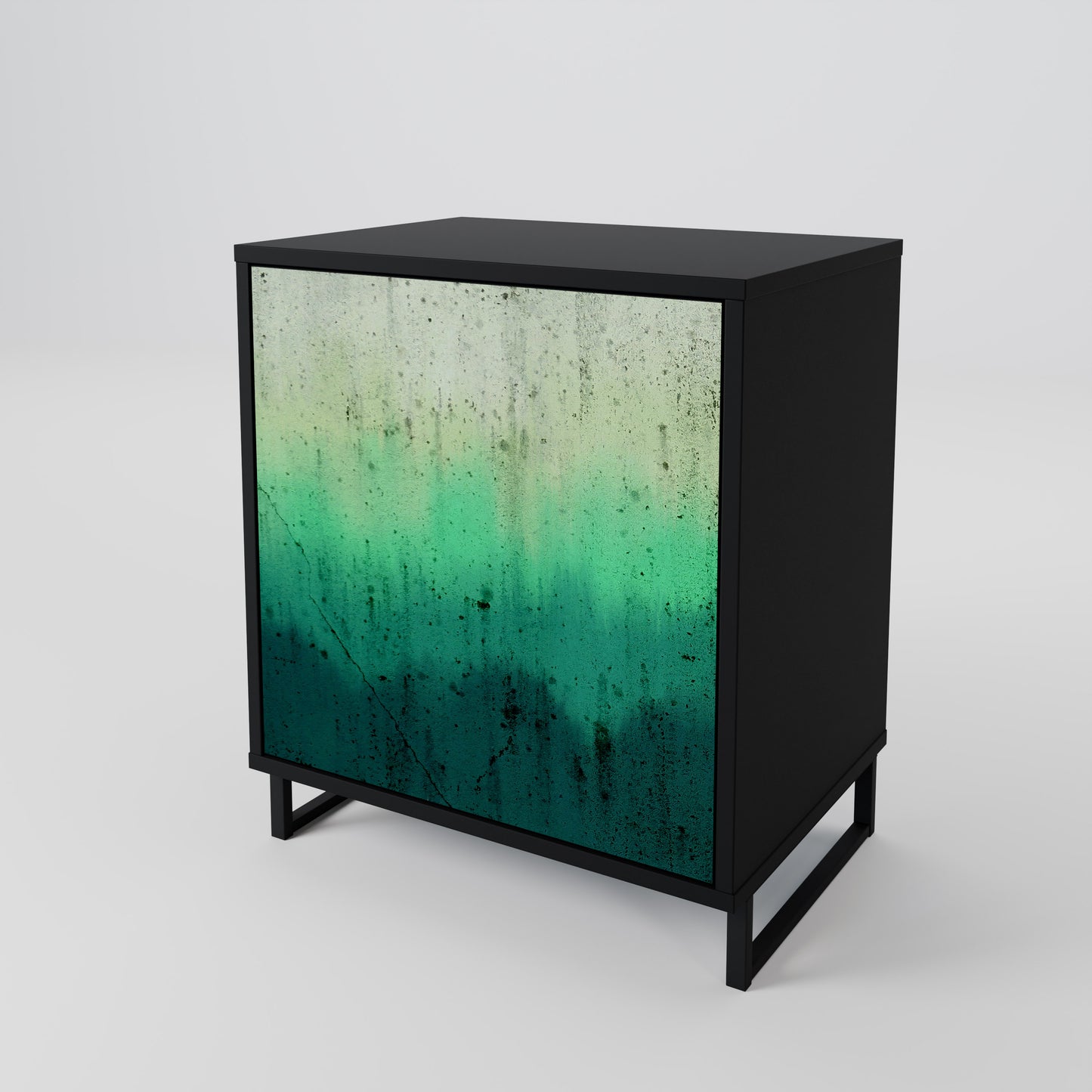 Credenza NORTHERN LIGHTS a 1 anta con finitura nera