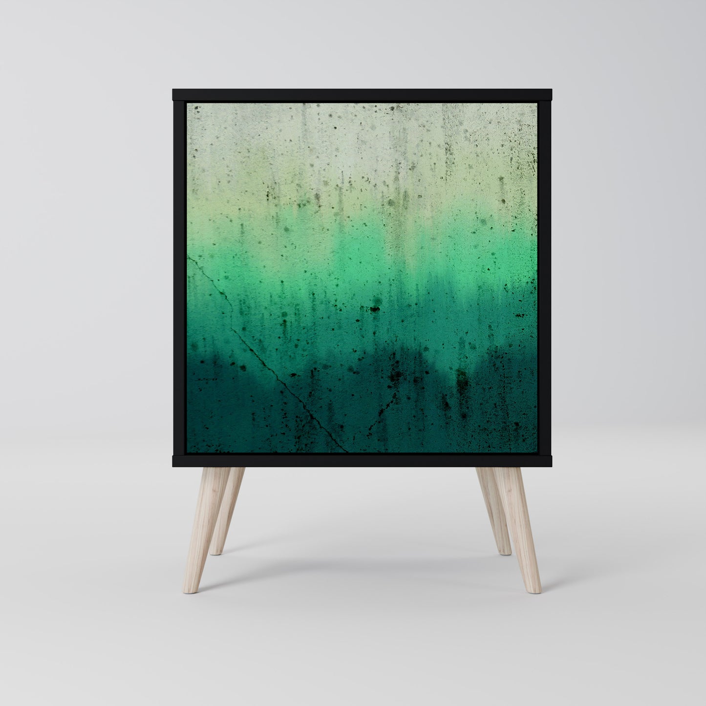 Credenza NORTHERN LIGHTS a 1 anta con finitura nera