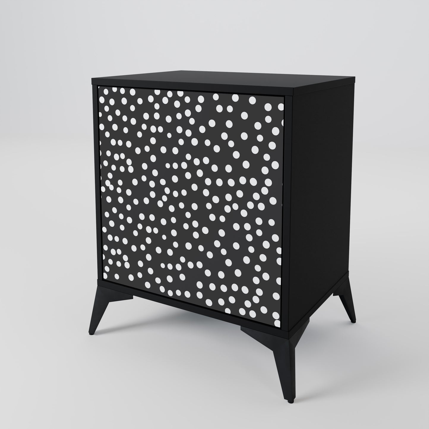 Credenza BLINDING LIGHTS a 1 anta con finitura nera