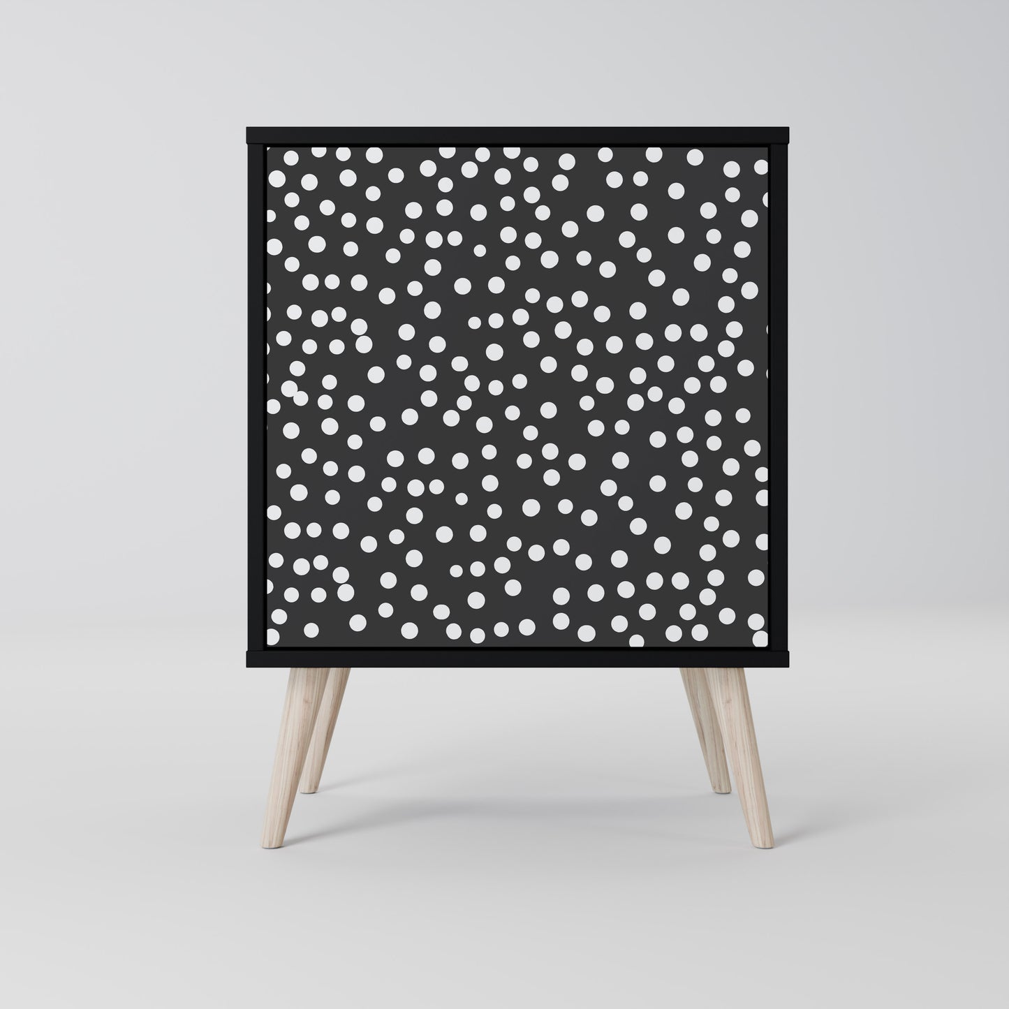 Credenza BLINDING LIGHTS a 1 anta con finitura nera