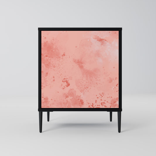 CRANE DANCE 1-Door Sideboard in Black Finish