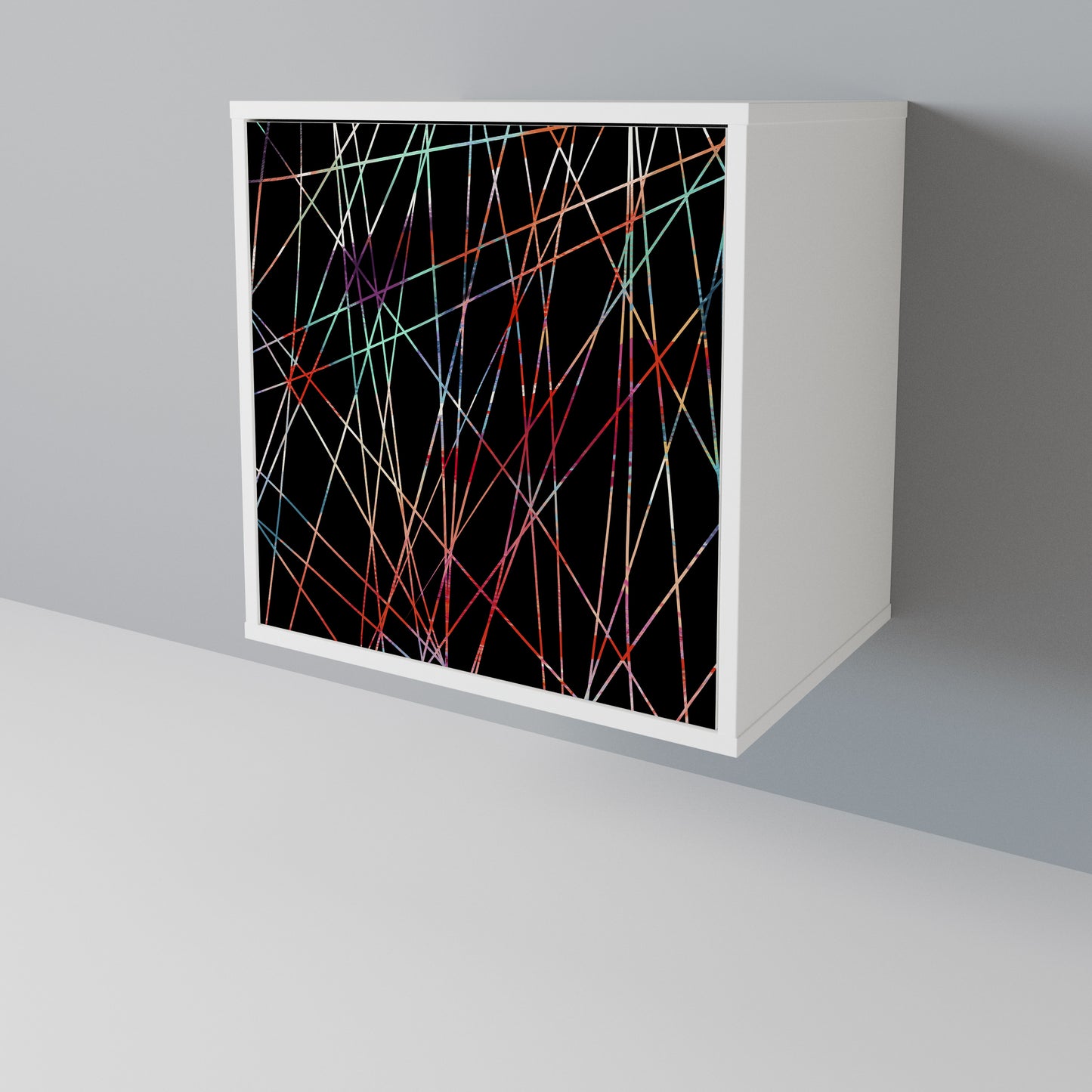 LUMINOUS SNARE Madia a 1 Anta in Finitura Bianca