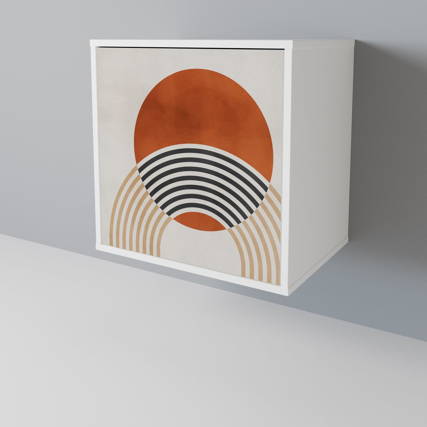 SPACE AROUND Madia a 1 Anta in Finitura Bianca