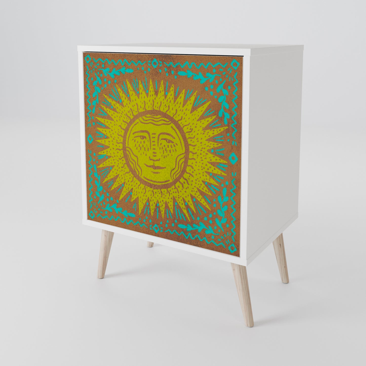 SUNSHINE EULOGY Madia a 1 Anta in Finitura Bianca