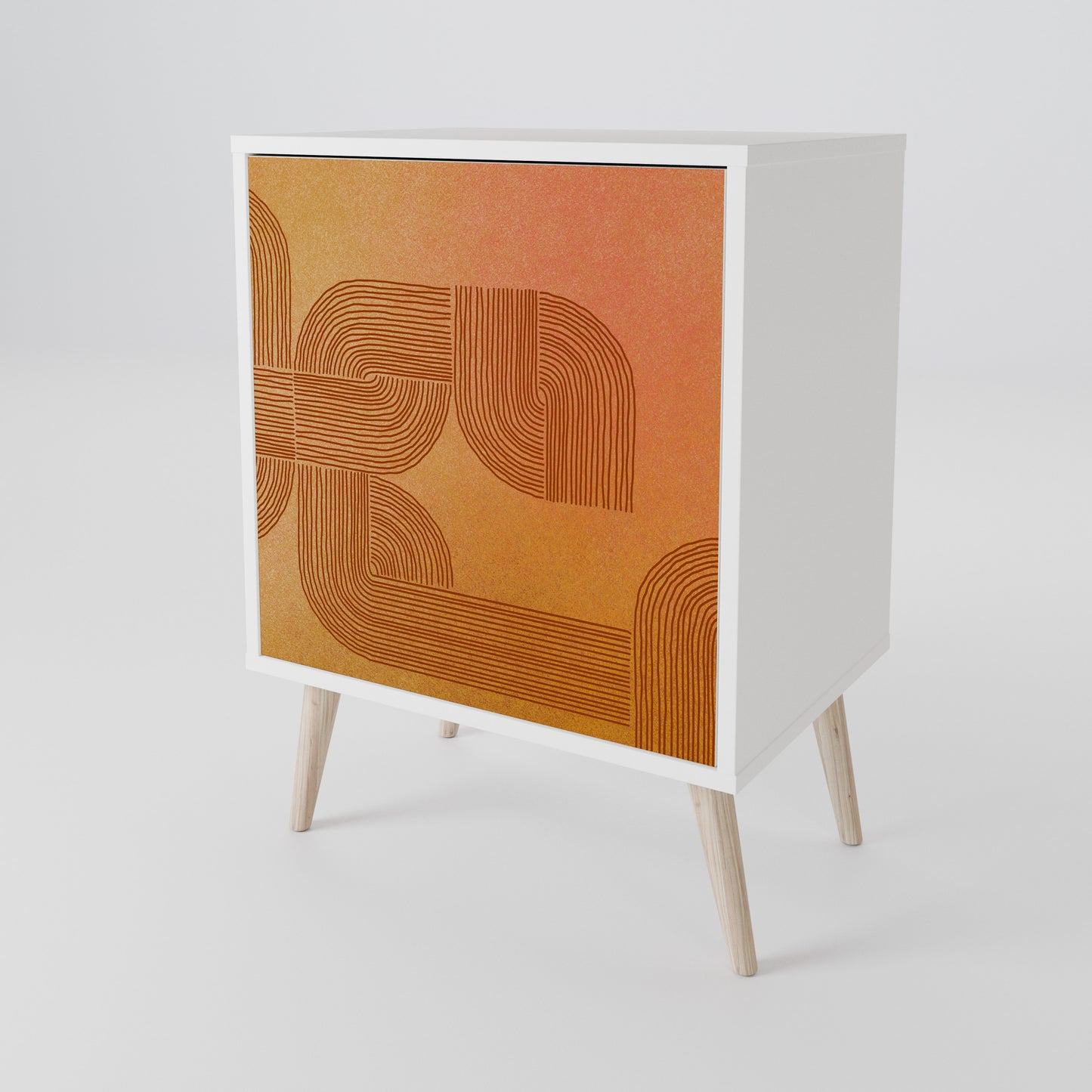 STRENGTHENING RELATION Madia a 1 Anta in Finitura Bianca