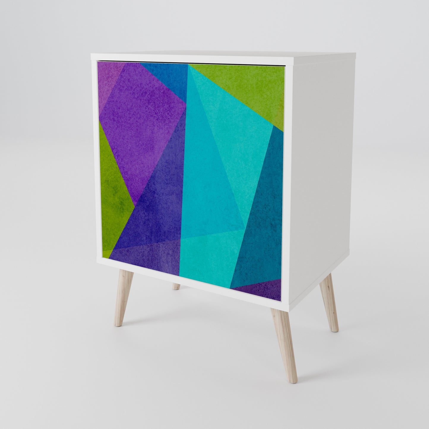 COLD SHOWCASE Madia a 1 Anta in Finitura Bianca