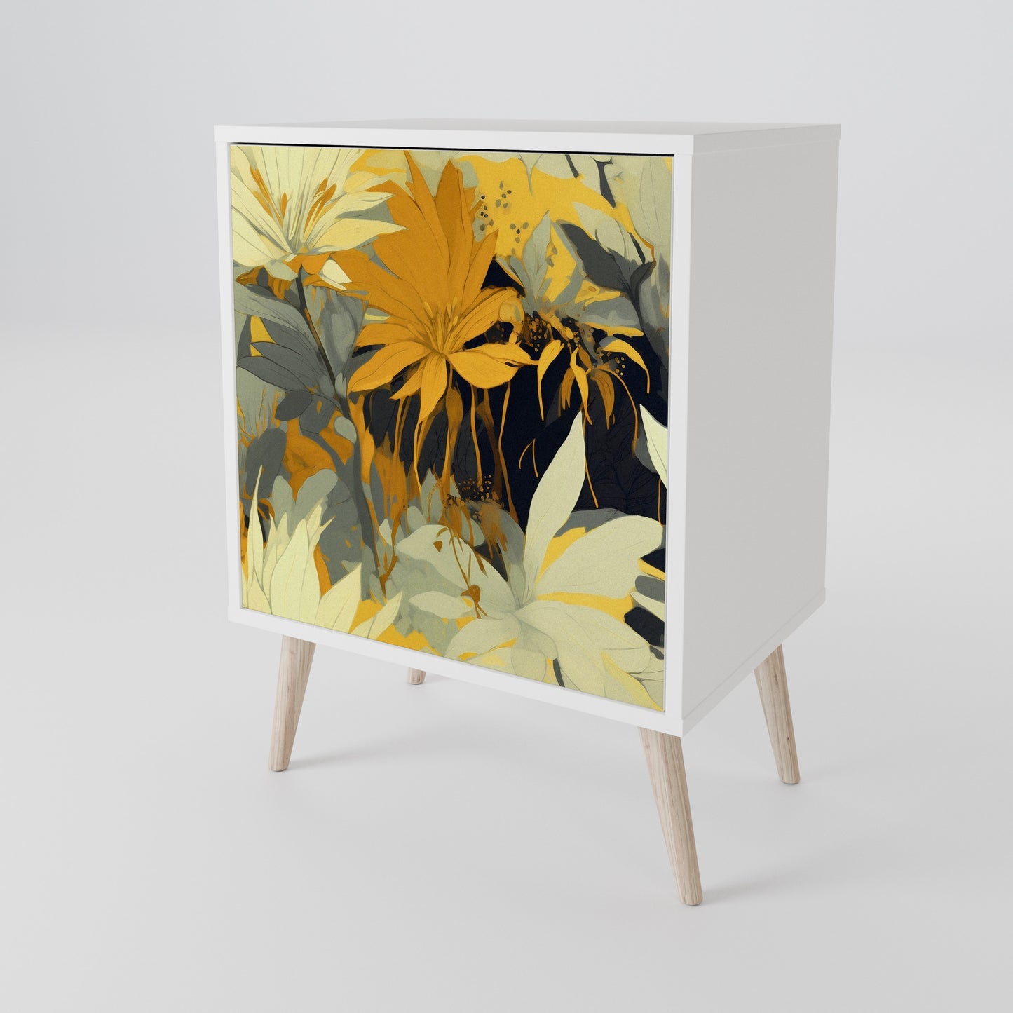 SUNKISSED LILY Madia a 1 Anta in Finitura Bianca