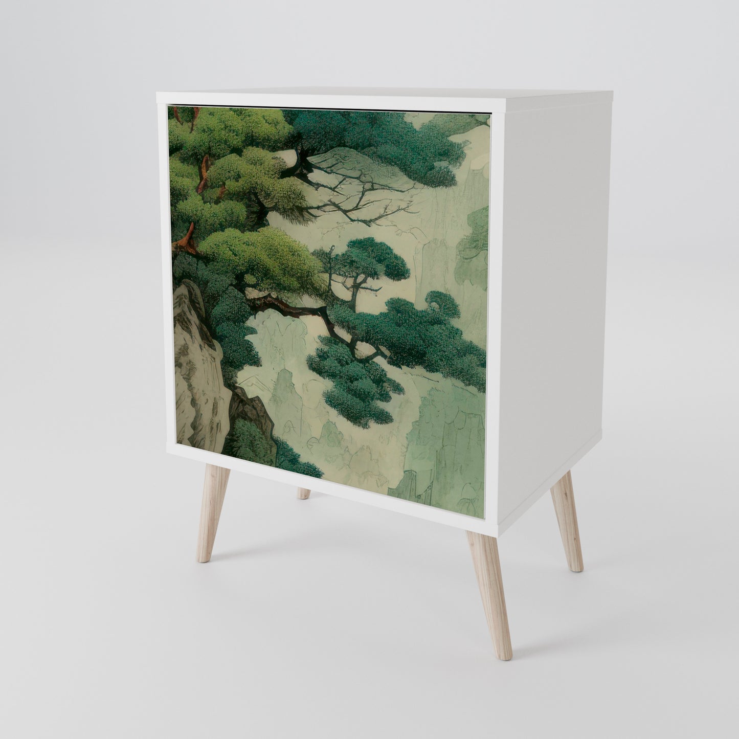 VERDURE ABYSS Madia a 1 Anta in Finitura Bianca