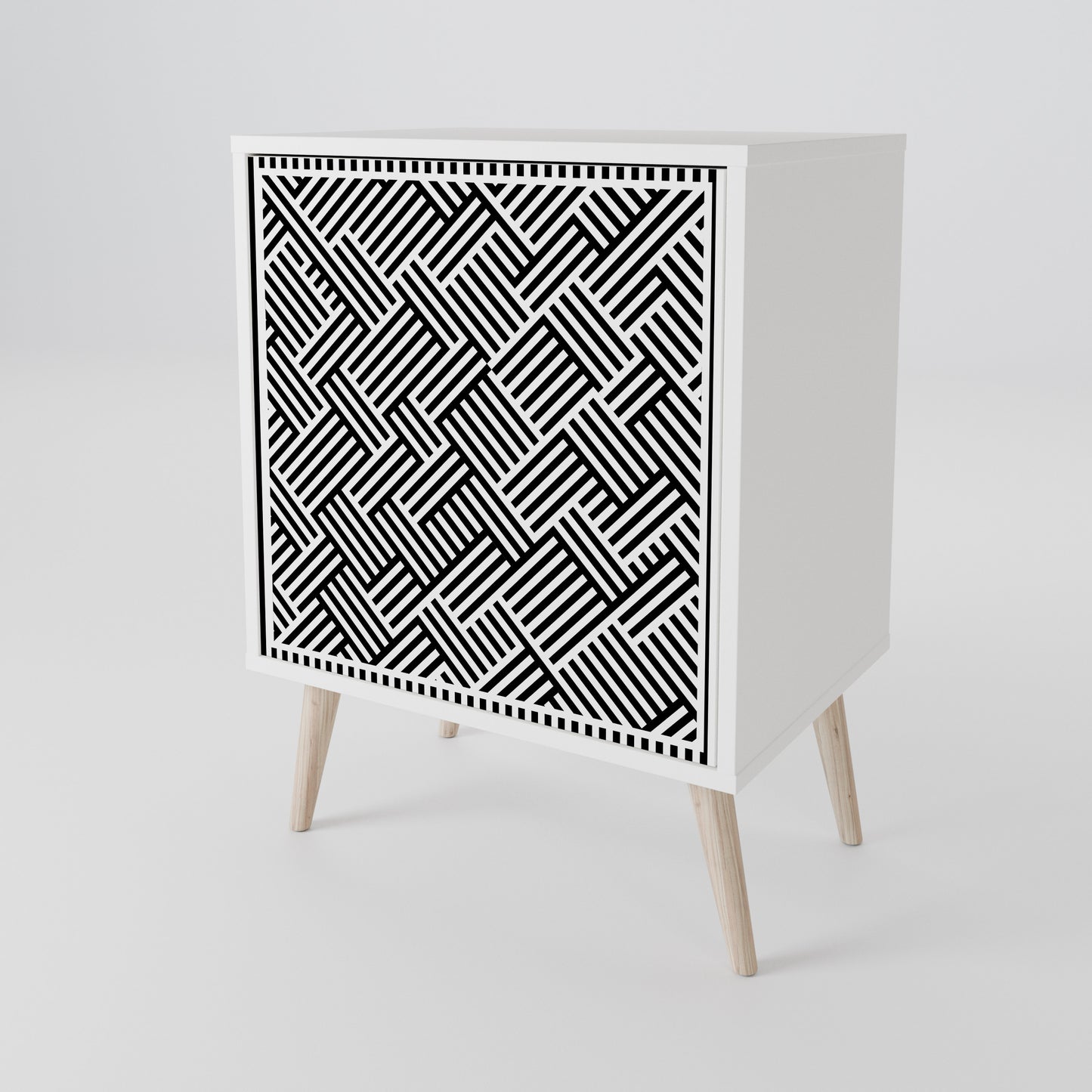 TEMPORARY SEQUENCE 1-Door Sideboard in White Finish
