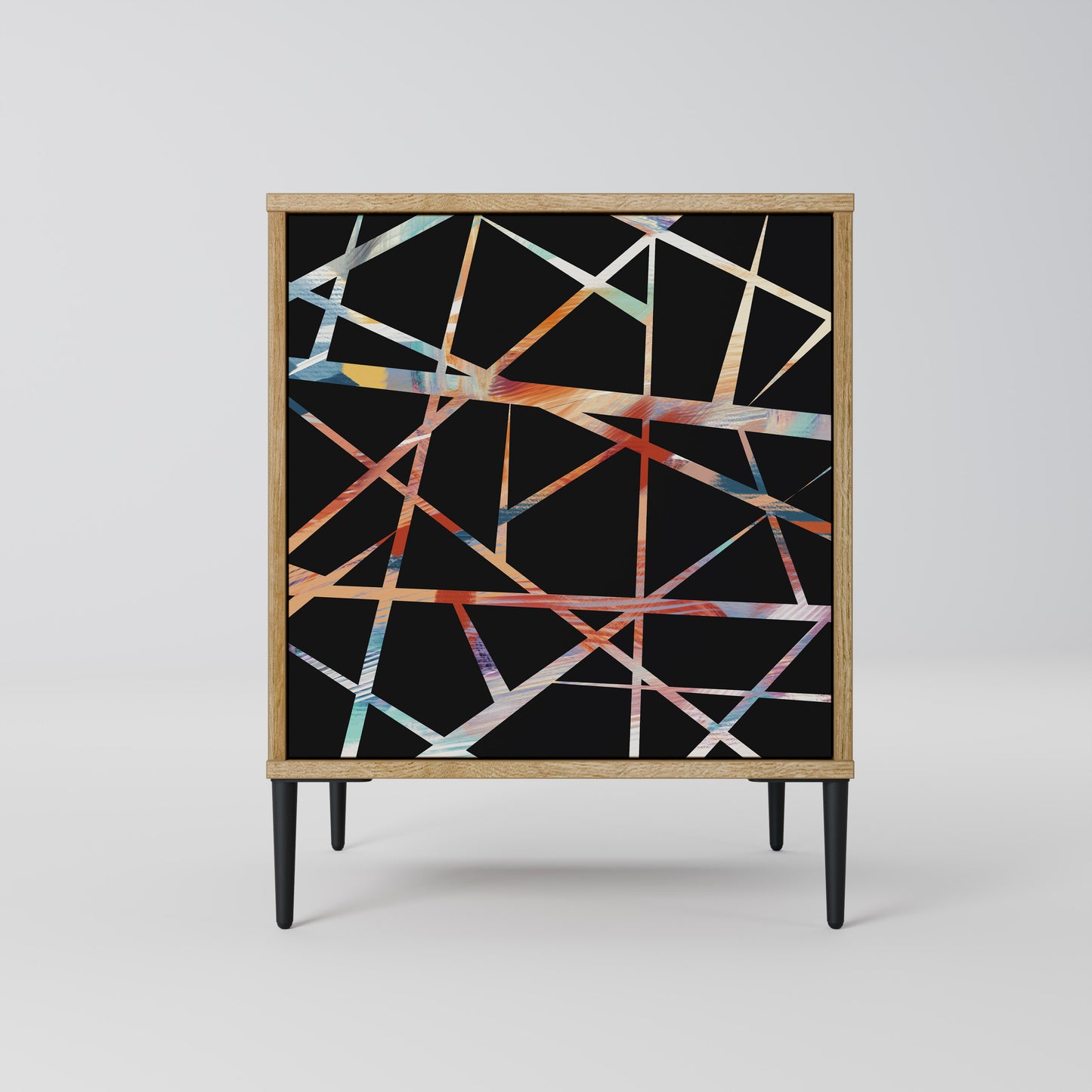 POLYGON VERVE 1-Door Sideboard in Oak Effect