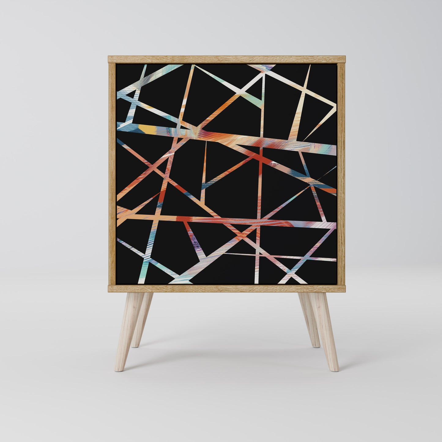POLYGON VERVE 1-Door Sideboard in Oak Effect