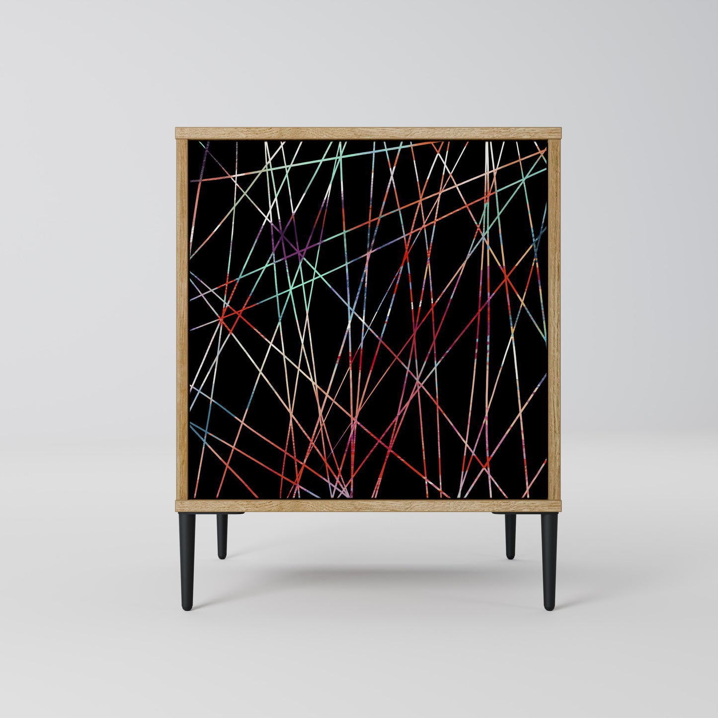 LUMINOUS SNARE 1-Door Sideboard in Oak Effect