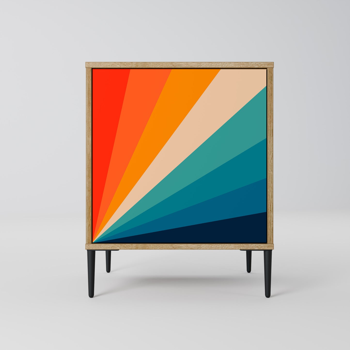 PRISM CONCUSSION 1-Door Sideboard in Oak Effect