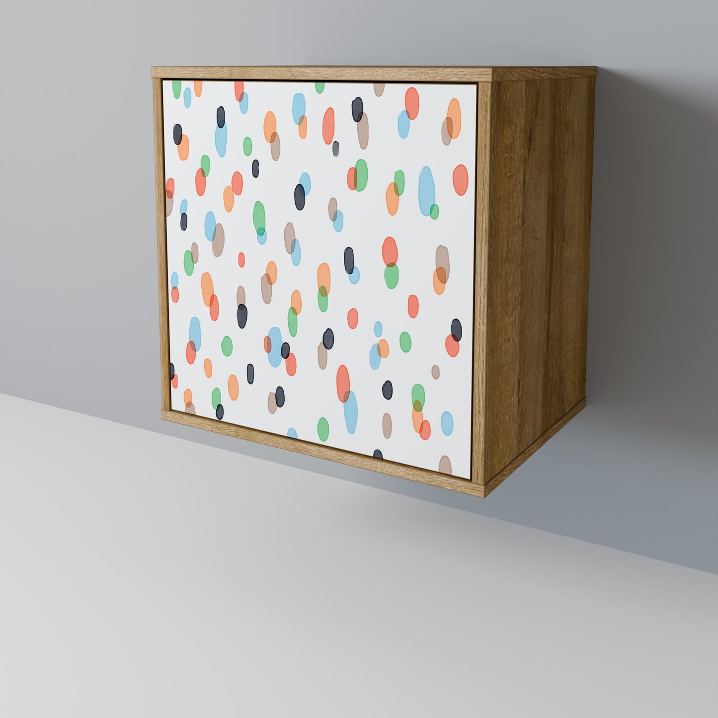 Credenza ENERGETIC SPOT a 1 anta effetto rovere