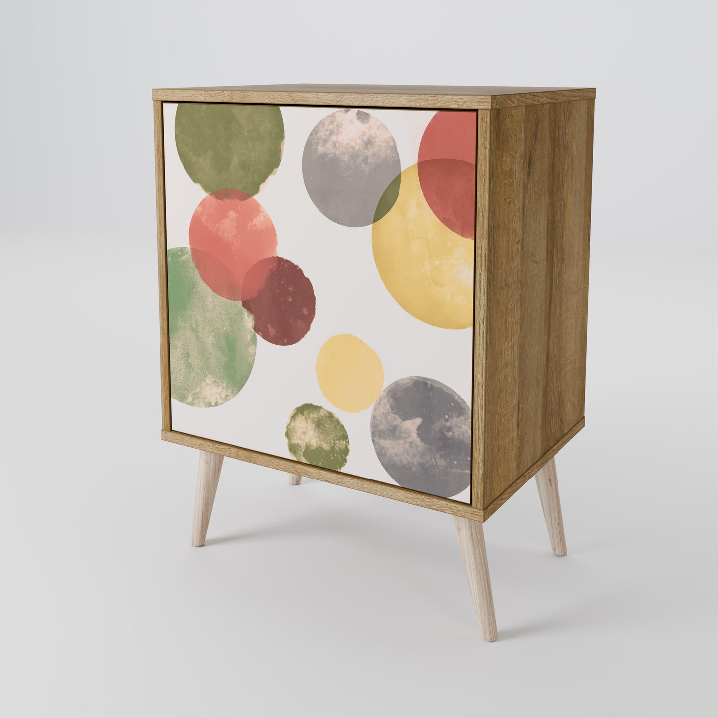 FLEETING HAPPINESS 1-Door Sideboard in Oak Effect