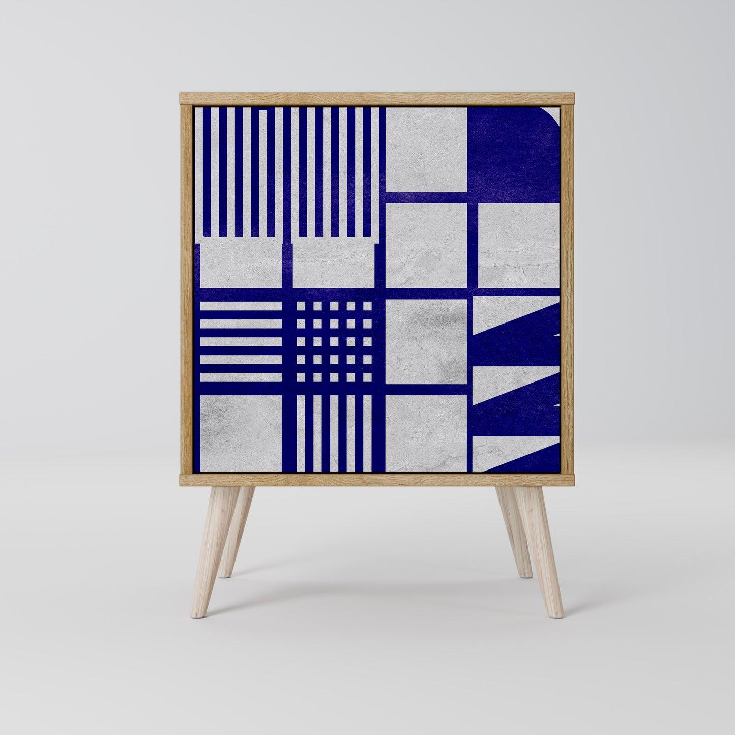 Credenza a 1 anta THE RIGHT PLACES effetto rovere