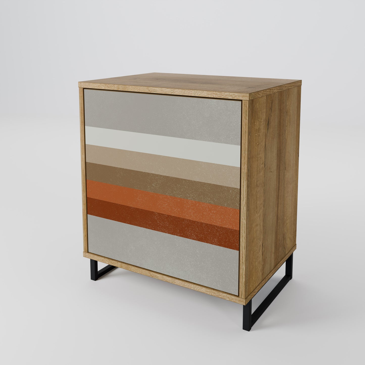 PECULIAR TRAIL 1-Door Sideboard in Oak Effect